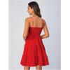 imageSOLY HUX Womens Sundress Smock Cami Mini Dress Sleeveless Swing A Line Short Dresses Casual Cute Summer DressesSolid Red