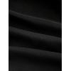 imageSOLY HUX Womens Summer Dresses Halter Bodycon Irregular Ruffle Trim 3D Flower Cami Mini Party Club DressBlack