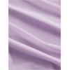 imageSOLY HUX Womens Summer Dresses Halter Bodycon Irregular Ruffle Trim 3D Flower Cami Mini Party Club DressLilac Purple