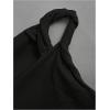 imageSOLY HUX Womens Summer Mini Dresses Off The Shoulder Ruched Bodycon Graduation Dress Sexy Going Out Party Club OutfitsPlain Black