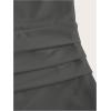 imageSOLY HUX Womens Summer Mini Dresses Off The Shoulder Ruched Bodycon Graduation Dress Sexy Going Out Party Club OutfitsPlain Grey