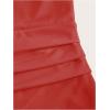 imageSOLY HUX Womens Summer Mini Dresses Off The Shoulder Ruched Bodycon Graduation Dress Sexy Going Out Party Club OutfitsSolid Red