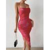 imageSOLY HUX Womens Tie Dye Cowl Neck Split Hem Bodycon Cami Dress Backless Long DressesLight Pink