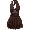 Brown Printed
