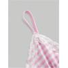 imageSOLY HUX Womens Y2K Lace Cami V Neck Sleeveless Striped Shirt Spaghetti Strap Camisole Gothic TopsPink Striped