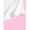 imageSOLY HUX Womens Baby Tees for Women Y2K Graphic Tops Letter Print Short Sleeve Crop Tops 90s TShirt Vintage OutfitWhite