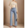 imageSOLY HUX Womens Off The Shoulder Tops Long Sleeve Ruched Sheer Tee Shirts Asymmetrical Slim Fit Going Out Tee TopSolid Apricot