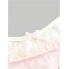 imageSOLY HUX Womens Y2K Coquette Aesthetic Crop Tops Summer Kawaii Clothes Cute Lace Bow Cold Shoulder Graphic TeesPink Graphic