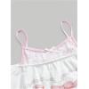 imageSOLY HUX Womens Y2K Coquette Aesthetic Crop Tops Summer Kawaii Clothes Cute Lace Bow Cold Shoulder Graphic TeesWhite Graphic