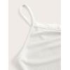 imageSOLY HUX Womens Y2k Floral Print Camisole Fairy Cute Lace Trim Cami Top Coquette Summer Vest TopsSolid White