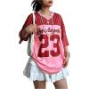 Red and Pink Letter