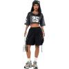 imageSOLY HUX Jersey Shirts for Women Y2k Crop Tops Streetwear Sportswear Short Sleeve TShirt Cute Football Jersey TopBlack Letter