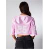 imageSOLY HUX Jersey Shirts for Women Y2k Crop Tops Streetwear Sportswear Short Sleeve TShirt Cute Football Jersey TopLight Pink