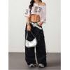 imageSOLY HUX Jersey Shirts for Women Y2k Crop Tops Streetwear Sportswear Short Sleeve TShirt Cute Football Jersey TopPink Leopard 23