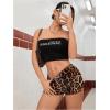imageSOLY HUX Womens Cheetah Print Micro Shorts Leopard Y2k Mini Rave OutfitsBrown Cheetah