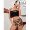 imageSOLY HUX Womens Cheetah Print Micro Shorts Leopard Y2k Mini Rave OutfitsBrown Cheetahsequinless