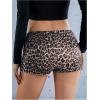imageSOLY HUX Womens Cheetah Print Micro Shorts Leopard Y2k Mini Rave OutfitsGrey Leopard