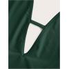 imageSOLY HUX Womens Halter Draped Front Tank Top Sexy Backless Going Out Crop Vest TopsDark Green