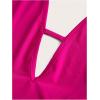 imageSOLY HUX Womens Halter Draped Front Tank Top Sexy Backless Going Out Crop Vest TopsHot Pink