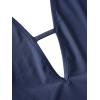 imageSOLY HUX Womens Halter Draped Front Tank Top Sexy Backless Going Out Crop Vest TopsNavy Blue