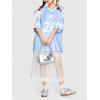 imageSOLY HUX Womens Jersey Shirts Y2K Graphic Tees Streetwear Cute Football Jerseys Oversized TShirt TopsLight Blue