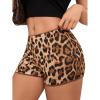 imageSOLY HUX Womens Cheetah Print Micro Shorts Leopard Y2k Mini Rave OutfitsBrown Cheetahsequinless