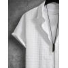imageSOLY HUX Mens 2 Piece Shorts Sets Casual Beach Outfits Short Sleeve Button Down Hawaiian Shirt SetsPlain White