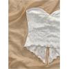 imageSOLY HUX Womens Tube Top Twist Split Hem Strapless Sleeveless Asymmetrical Going Out Crop TopsSolid Apricot