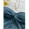 imageSOLY HUX Womens Tube Top Twist Split Hem Strapless Sleeveless Asymmetrical Going Out Crop TopsSolid Blue