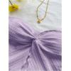 imageSOLY HUX Womens Tube Top Twist Split Hem Strapless Sleeveless Asymmetrical Going Out Crop TopsSolid Purple