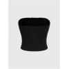 imageSOLY HUX Womens Y2k Goth Tube Crop Top Skull Print Strapless Sleeveless Bandeau TopsBlack Skull