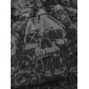 imageSOLY HUX Womens Y2k Goth Tube Crop Top Skull Print Strapless Sleeveless Bandeau TopsGrey Skull Print