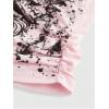 imageSOLY HUX Womens Y2k Goth Tube Crop Top Skull Print Strapless Sleeveless Bandeau TopsLight Pink Skull