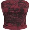 Burgundy Skull
