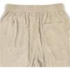 imageSOLY HUX Mens Corduroy Pants Casual Drawstring Elastic Waist Straight Leg Sweatpants with PocketsApricot Letter