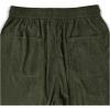 imageSOLY HUX Mens Corduroy Pants Casual Drawstring Elastic Waist Straight Leg Sweatpants with PocketsArmy Green Letter