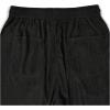 imageSOLY HUX Mens Corduroy Pants Casual Drawstring Elastic Waist Straight Leg Sweatpants with PocketsBlack Letter