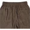 imageSOLY HUX Mens Corduroy Pants Casual Drawstring Elastic Waist Straight Leg Sweatpants with PocketsBrown Letter