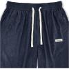 imageSOLY HUX Mens Corduroy Pants Casual Drawstring Elastic Waist Straight Leg Sweatpants with PocketsDark Blue Letter