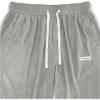 imageSOLY HUX Mens Corduroy Pants Casual Drawstring Elastic Waist Straight Leg Sweatpants with PocketsLight Grey Letter