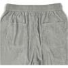 imageSOLY HUX Mens Corduroy Pants Casual Drawstring Elastic Waist Straight Leg Sweatpants with PocketsLight Grey Letter