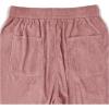 imageSOLY HUX Mens Corduroy Pants Casual Drawstring Elastic Waist Straight Leg Sweatpants with PocketsPink Letter