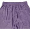 imageSOLY HUX Mens Corduroy Pants Casual Drawstring Elastic Waist Straight Leg Sweatpants with PocketsPurple Letter