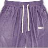imageSOLY HUX Mens Corduroy Pants Casual Drawstring Elastic Waist Straight Leg Sweatpants with PocketsPurple Letter