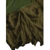 imageSOLY HUX Womens Long Bell Sleeve Tops Mesh Sweetheart Neck Going Out Crop Top Casual Asymmetrical T Shirts TeesPure Army Green