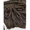 imageSOLY HUX Womens Long Bell Sleeve Tops Mesh Sweetheart Neck Going Out Crop Top Casual Asymmetrical T Shirts TeesPure Brown