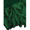 imageSOLY HUX Womens Long Bell Sleeve Tops Mesh Sweetheart Neck Going Out Crop Top Casual Asymmetrical T Shirts TeesPure Dark Green