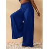 imageSOLY HUX Womens Wide Leg Palazzo Pleated Pants High Waisted Flowy Loose Dressy Casual Long TrousersRoyal Blue