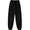 imageSOLY HUX Womens Elastic High Waist Sweatpants Casual Workout Running Joggers PantsPlain Black