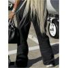 imageSOLY HUX Womens Graphic Sweatpants Letter Print Drawstring Elastic Waist Long PantsBlack Letter